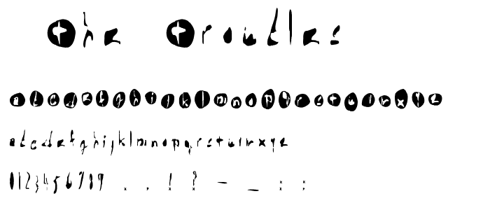 _the troubles font